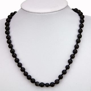 Special price: necklace Onyx, AB, 8mm